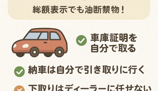 【2025年最新】車購入時の諸費用一覧と節約方法｜総額表示でも油断禁物！