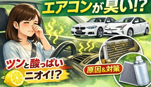 車のエアコンが臭い原因5つ｜最初だけ酸っぱい？すぐできる対処法と修理費用も解説